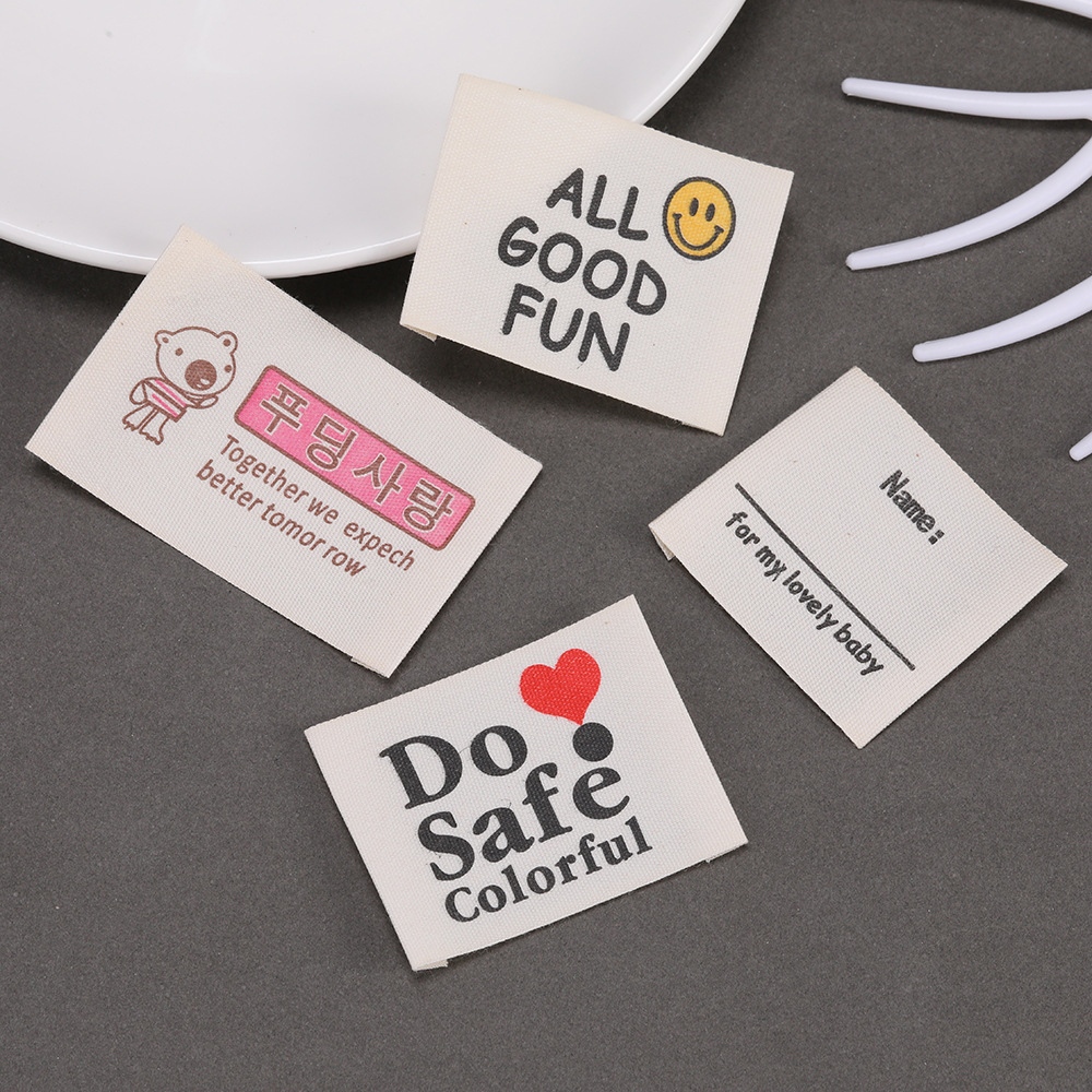 Baby Clothing Organic - Custom Printed Private Logo Labels Sew