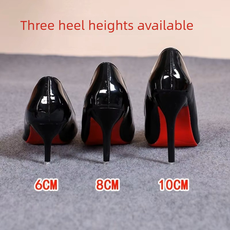 Baby Clothing Size - Sexy Pointed Toe Patent Leather High