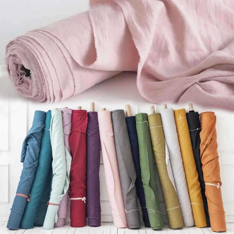 Baby Clothing Organic - 280cm*100cm Pure Linen Fabric for Sewing