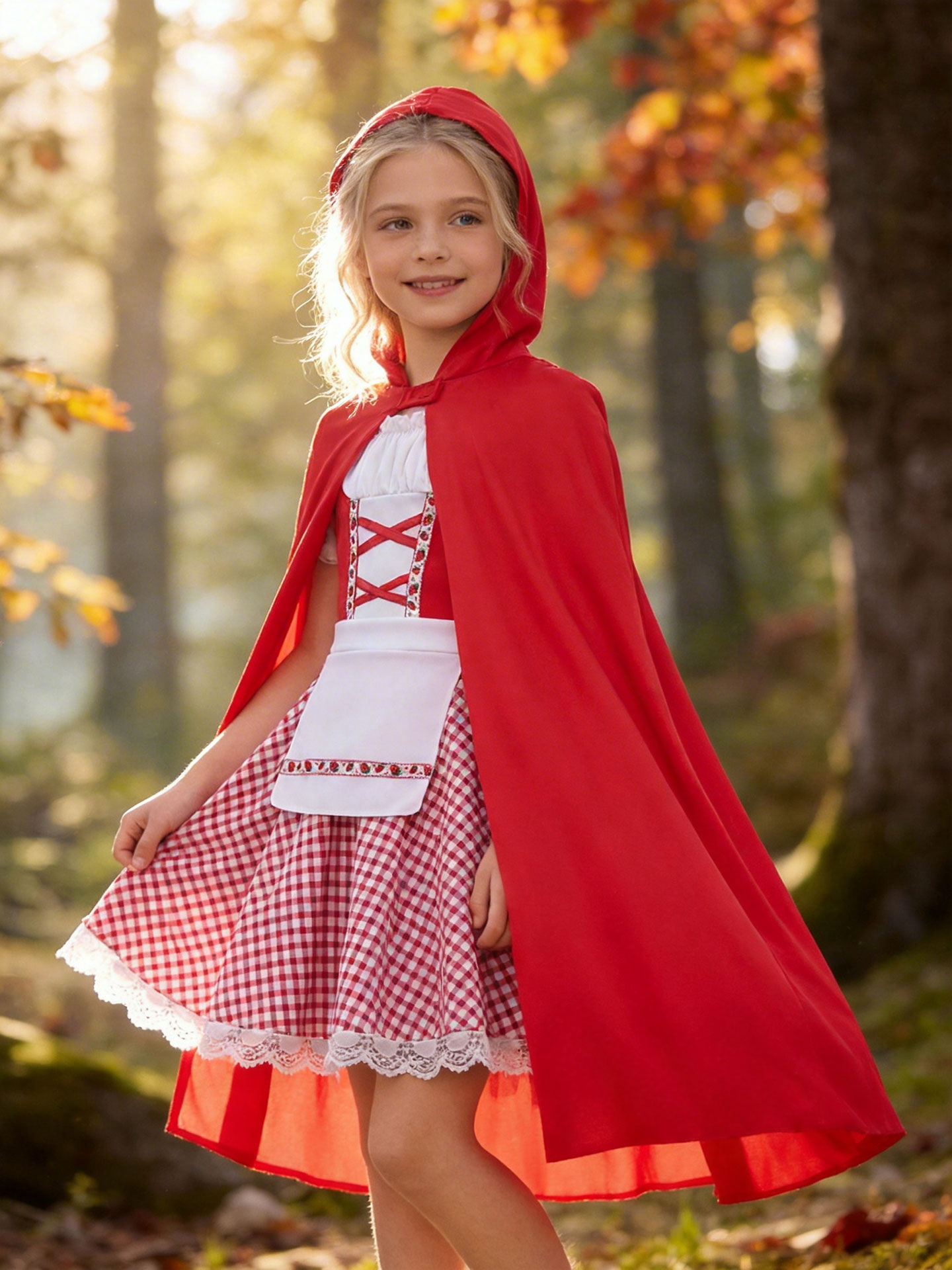 Baby Clothing Size - Kids Little Red Riding Hood Costume
