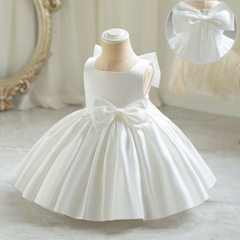 Baby Q Clothing - Baby Girls Party Dress Sweet Big