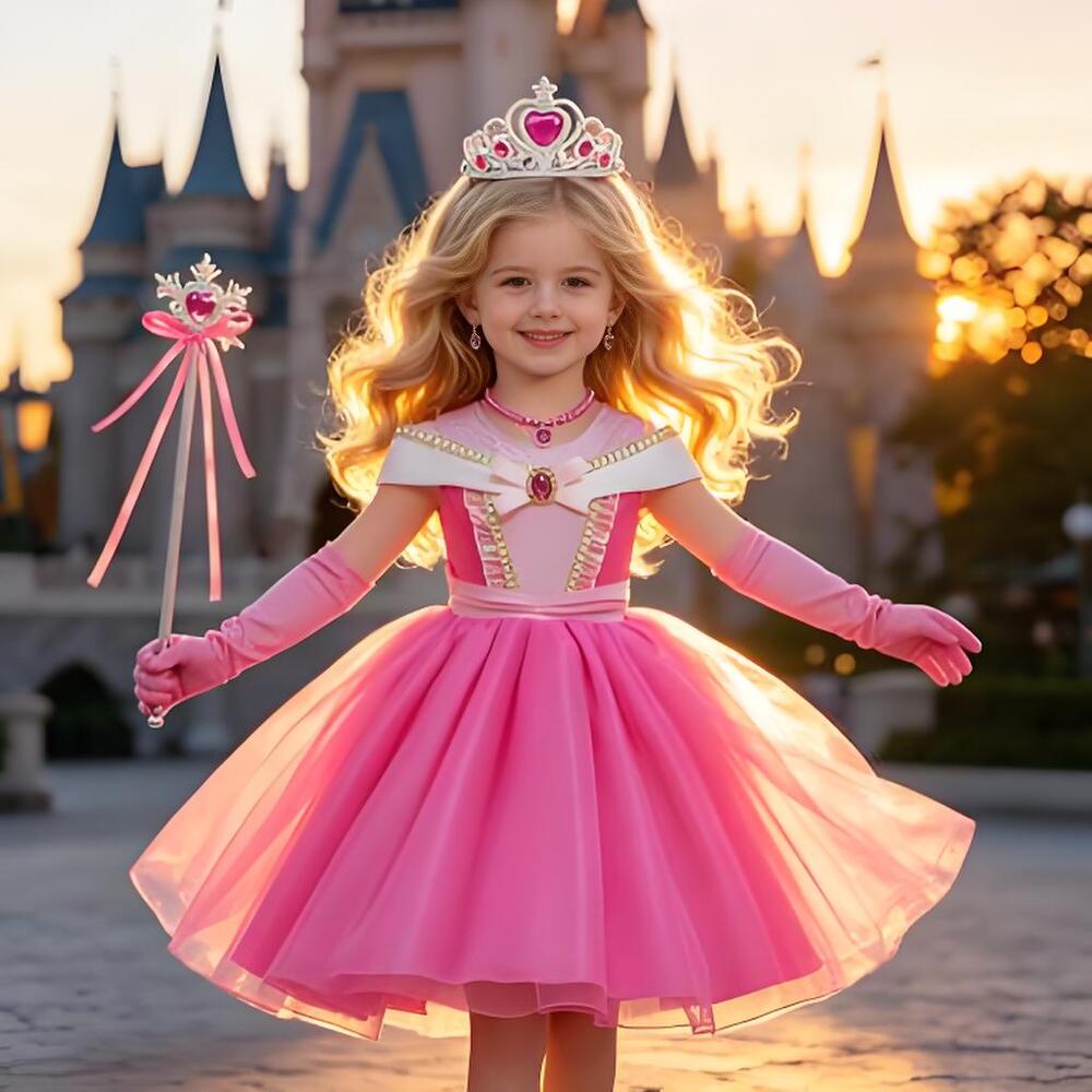 Baby Clothing Size - 3-10 Yrs Sleeping Beauty Carnival Dress