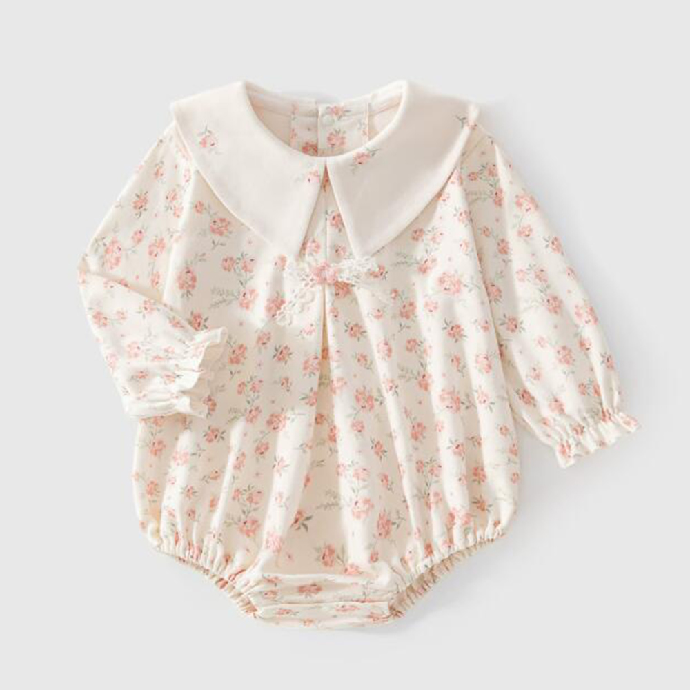 Baby Clothing Boutique - Baby Girls Bodysuit Long Sleeve Cotton