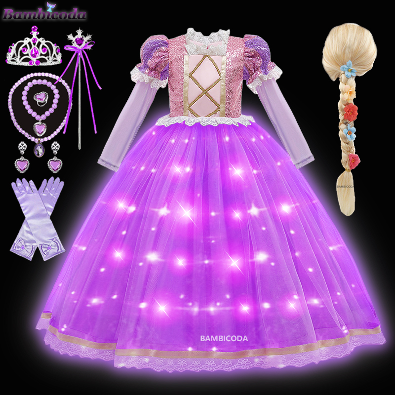 Princess Rapunzel  LED Light U - Baby Q Clothing review and price