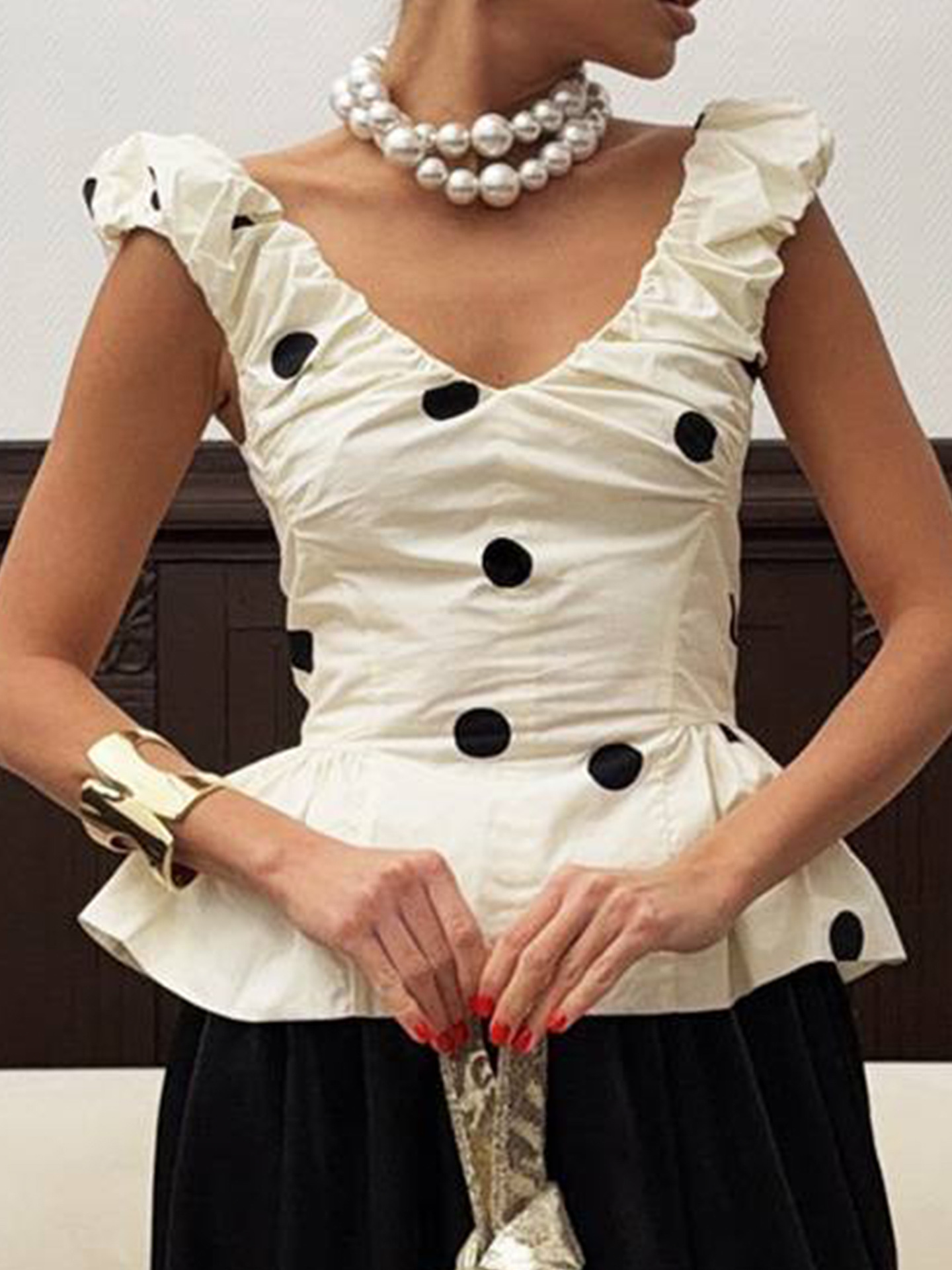 Women 2 Piece Polka Dot Dress  - Summer Short Set review and price