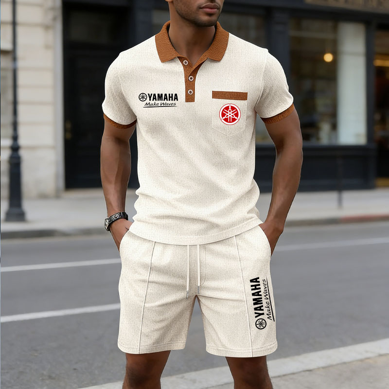 Yamaha Men's Multi-Color Waffl - Summer Short Set review and price