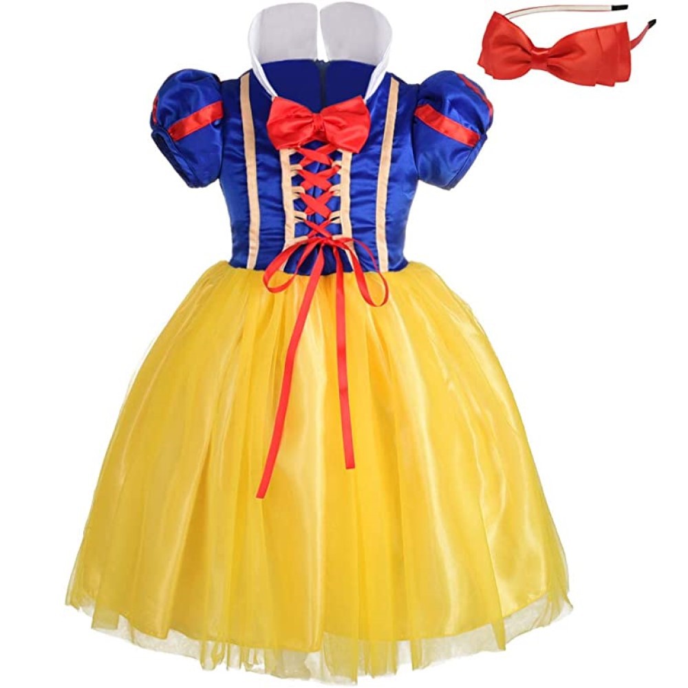 Snow White Princess Dress Kids - Baby Q Clothing review and price