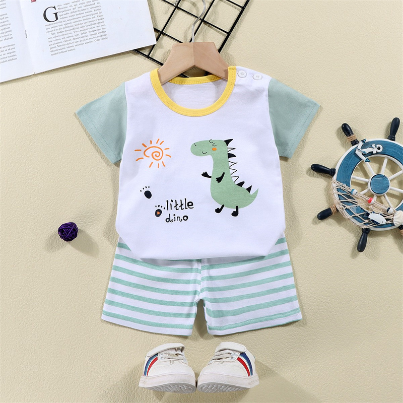 Cotton Tees+Shorts 2-piece Tra - Baby Clothing On Sale review and price