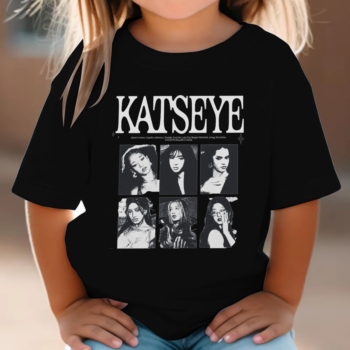 KATSEYE Print Summer Tops Girl - Baby Clothing On Sale review and price