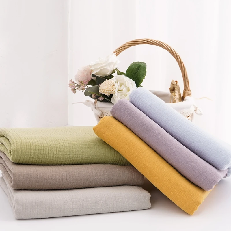 100% Cotton Double-layer Wrink - Baby Clothing Organic review and price