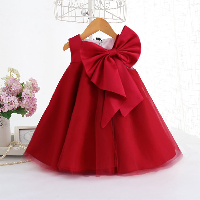 Summer Big Bow Baby Girl Dress - Baby Clothing On Sale review and price