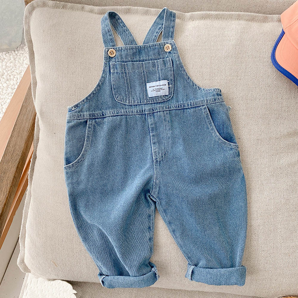 Girls Jumpsuit Blue Denim Soli - Baby Clothing Boutique review and price