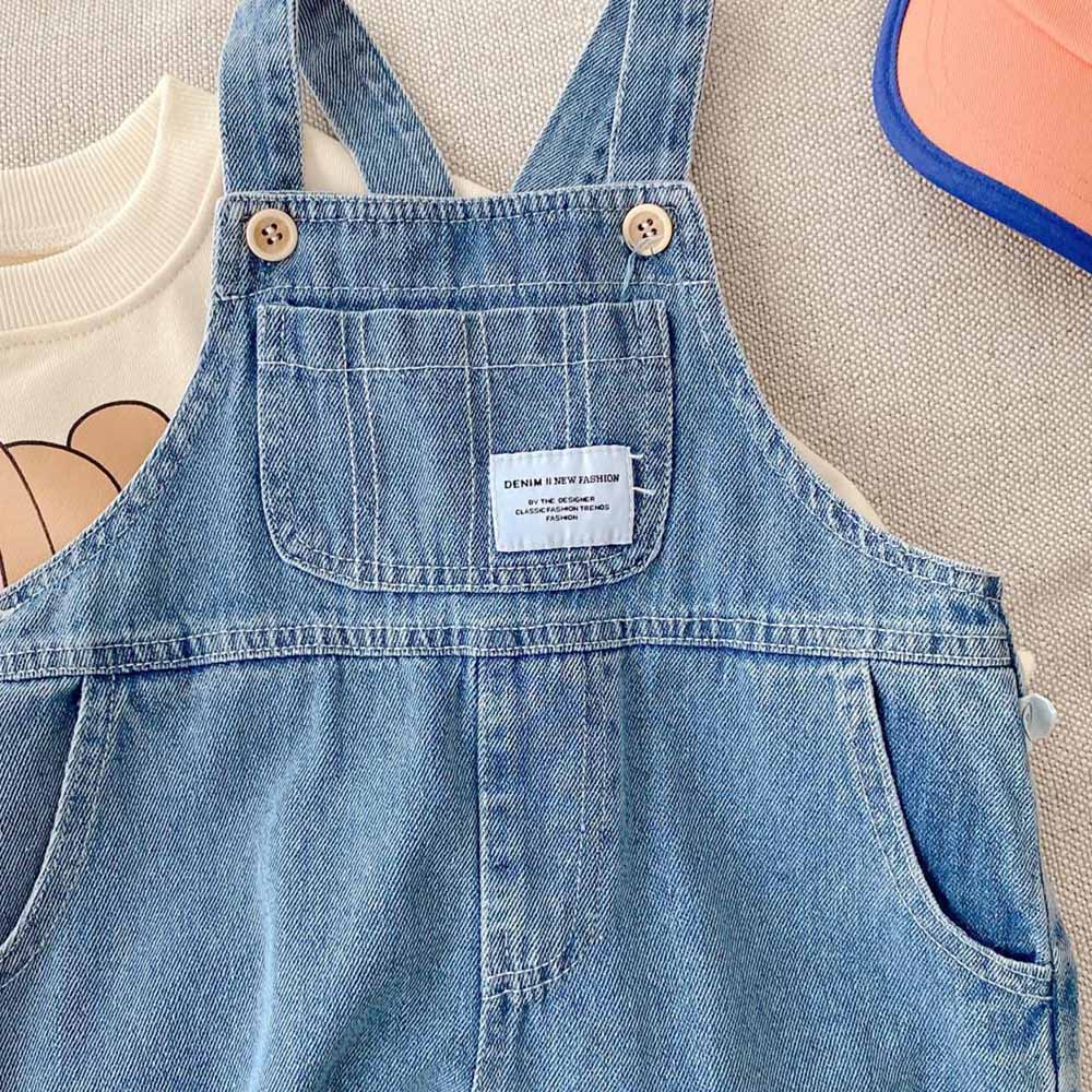 Girls Jumpsuit Blue Denim Soli - Baby Clothing Boutique review and price