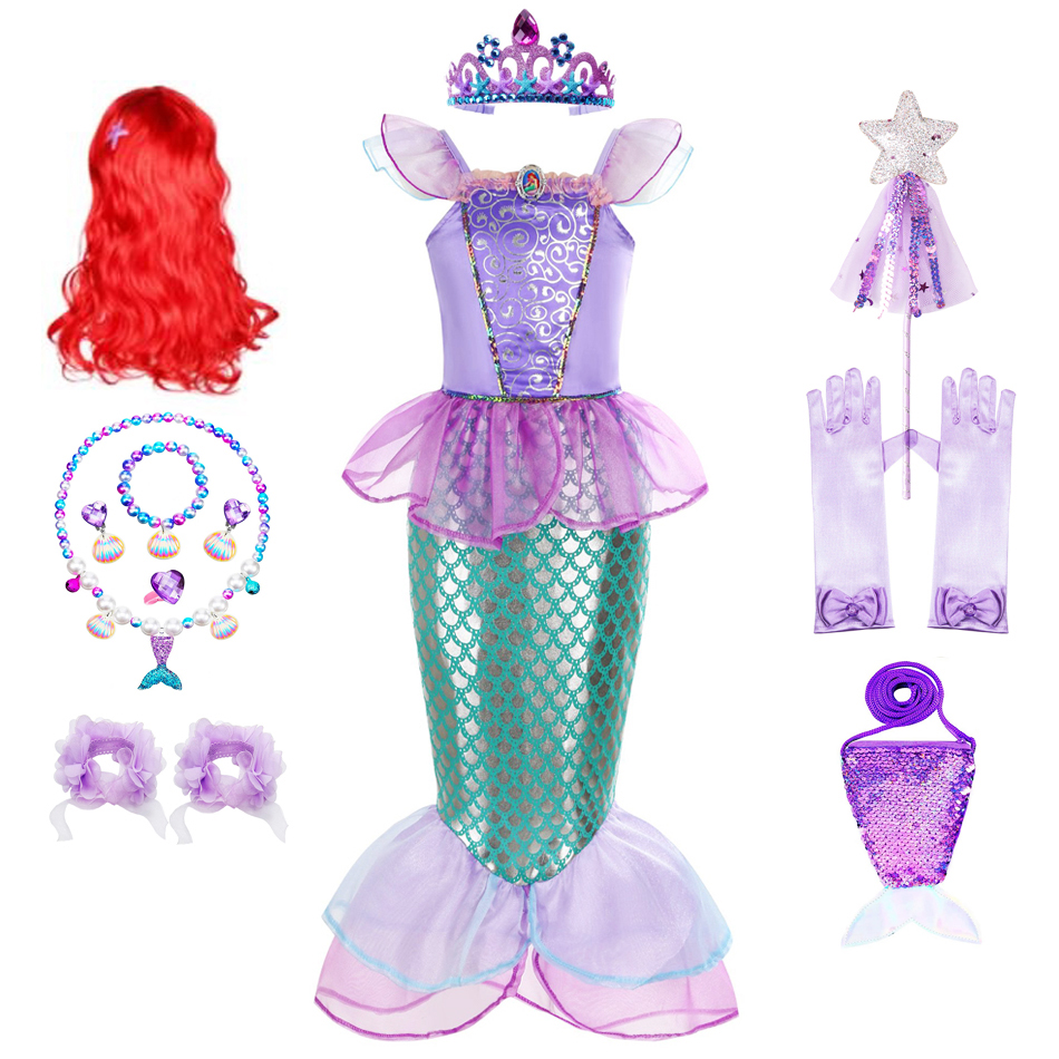 Mermaid Costume For Girls Hall - Baby Clothing Size review and price