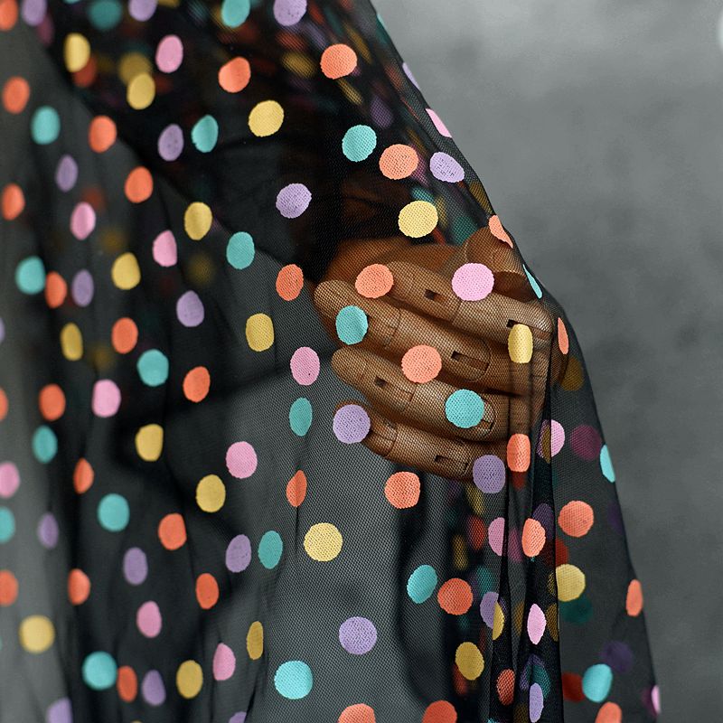 155cm Wide Colorful Polka Dot  - Baby Clothing Organic review and price